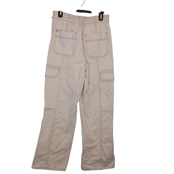 BDG Urban Outfitters Cream High Rise Denim Cargo Pants NWOT Size 29 - Picture 3 of 10